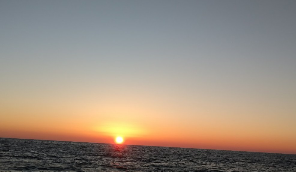 sunrise in the black sea