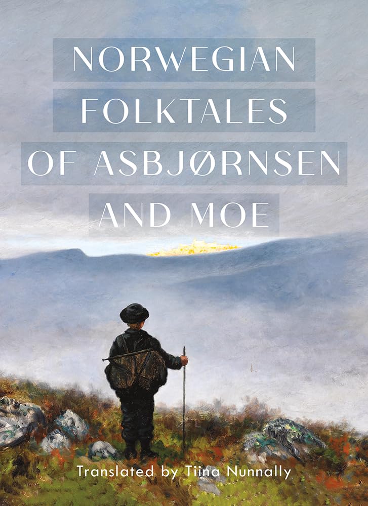 a cover of a book with a traveller looking at the mountains